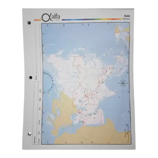 MAPA N3 ASIA POLITICO