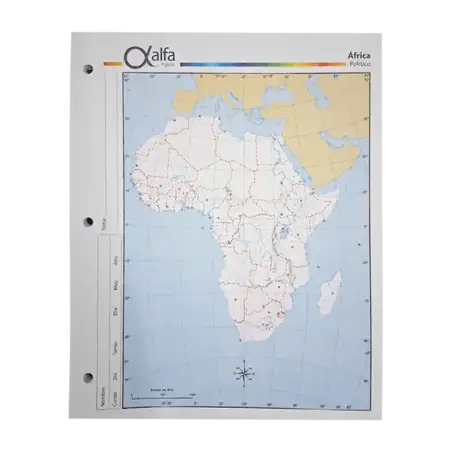 MAPA N3 AFRICA POLITICO