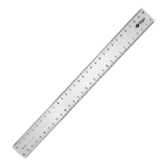 REGLA RIGIDA GEOX 30CM FILGOX1