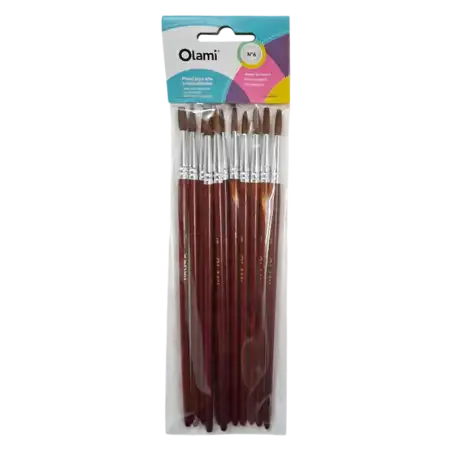 PINCEL REDONDO PONY N6 OLAMI X12