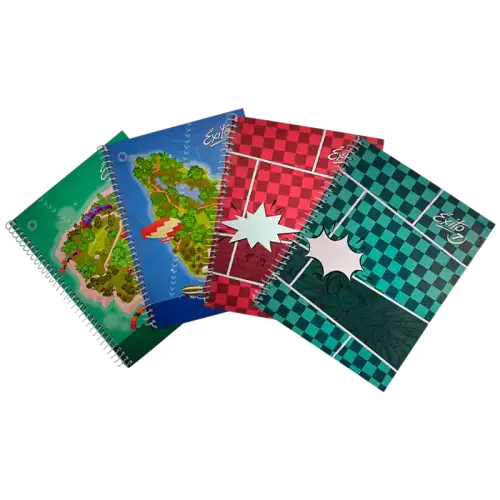 CUADERNO E7 COLEGIAL TAPA FANTASIA 60H AY EXITO