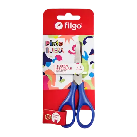 TIJERA ESCOLAR PINTO BLISTER FILGO