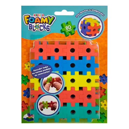 FOAMY BLOCKS. BLOQUES DE GOMA EVA