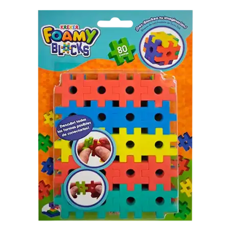 FOAMY BLOCKS. BLOQUES DE GOMA EVA