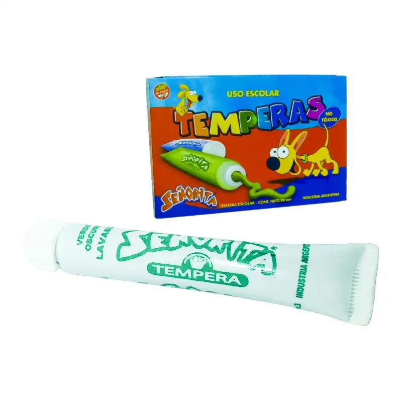 TEMPERA STA VERDE OSCURO X10