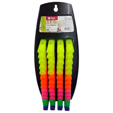 RESALTADOR TEXT MARKER EXHIBIDOR X60 FLUO FILGO