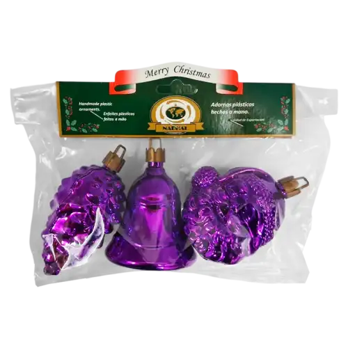 SET X3 ADORNOS VIOLETA