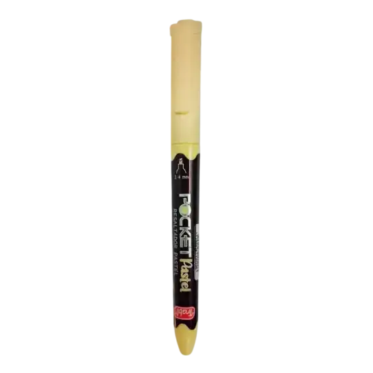 RESALTADOR POCKET TRABI PASTEL X1 AMARILLO