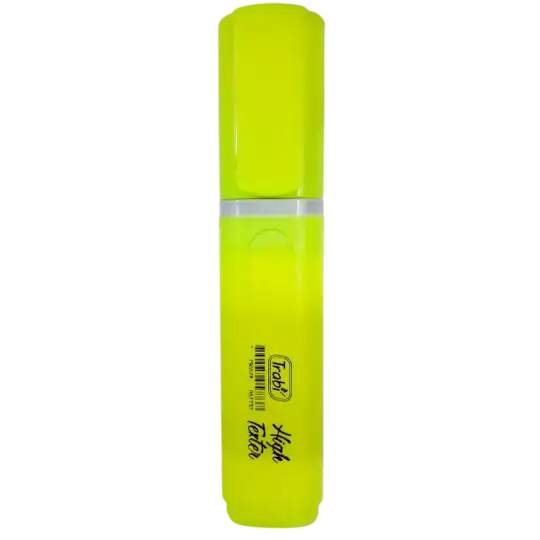 RESALTADOR HIGH TEXTER TRABI X1 AMARILLO FLUO