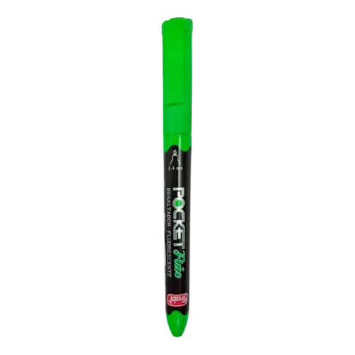 RESALTADOR POCKET TRABI VERDE FLUO