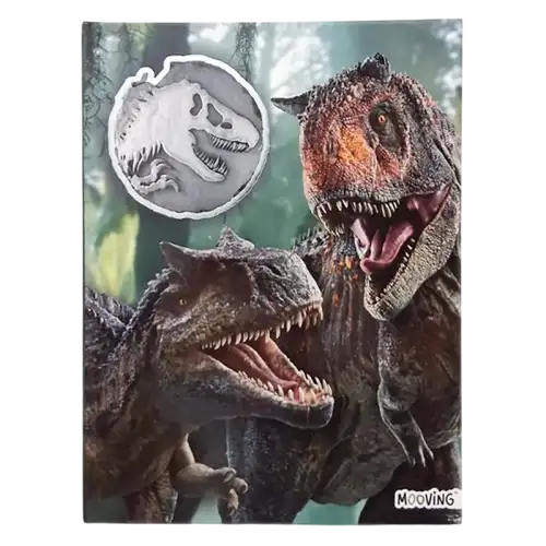 CUADERNO MOOVING 16X21 48HJS RAY T/DURA JURASSIC