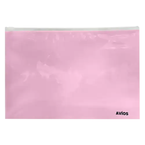 SOBRE A4 CON CIERRE VIOLETA PASTEL AVIOS