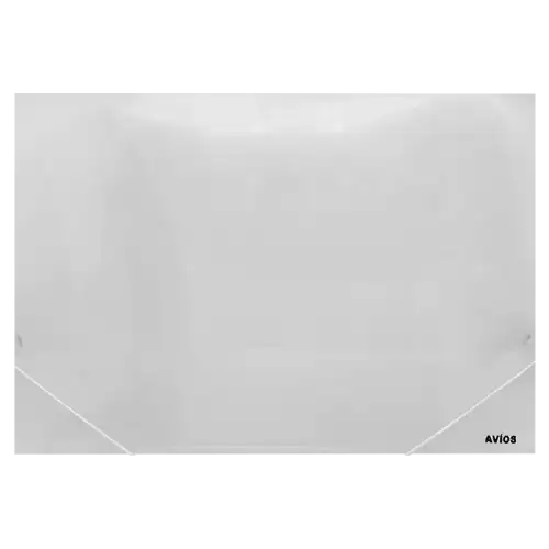 CARPETA DOBLE OFICIO PP TRANSPARENTE AVIOS