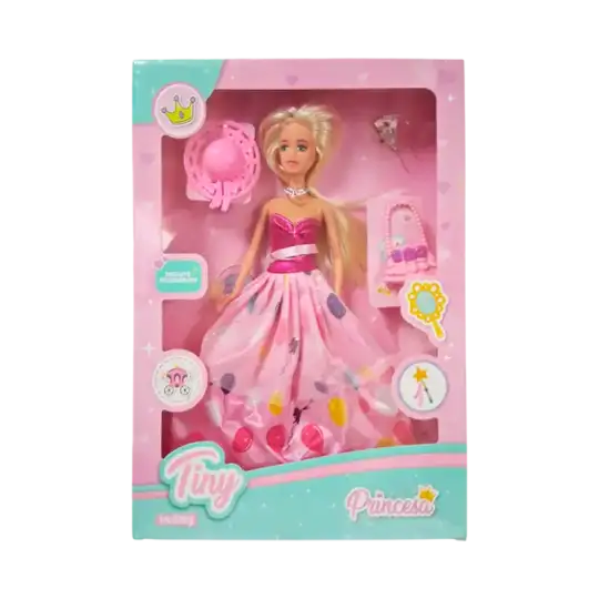 MUNIECA TINY PRINCESS Y ACC