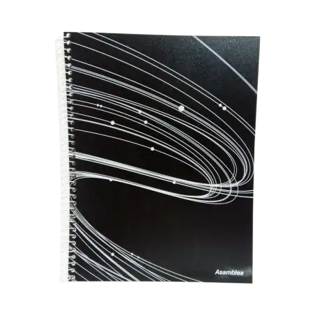 CUADERNO ASAMBLEA 21X29 80HJS RAYADAS ESPIRAL