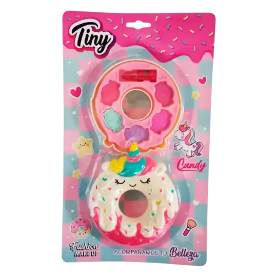 SET DE MAQUILLAJE DONA UNICORNIO SOMBRA TINY