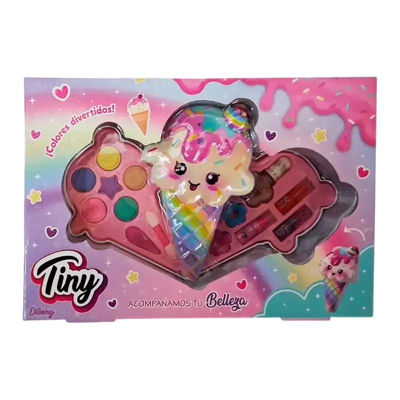 SET DE MAQUILLAJE ARCOIRIS ICE CREAM