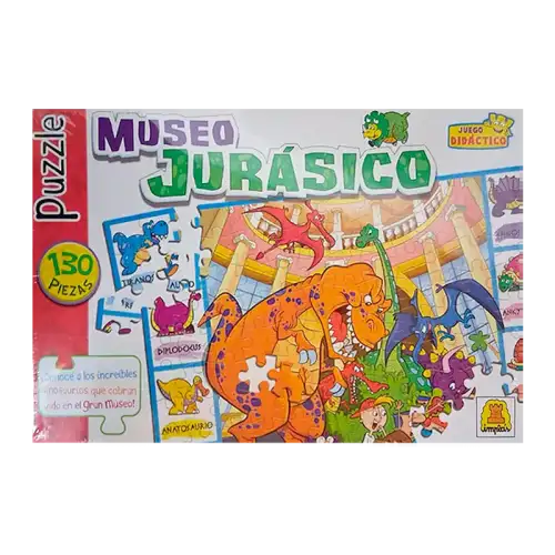 PUZZLE MUSEO JURASICO 130PZAS IMPLAS
