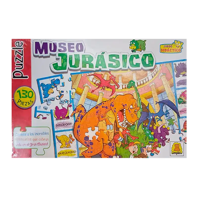 PUZZLE MUSEO JURASICO 130PZAS IMPLAS