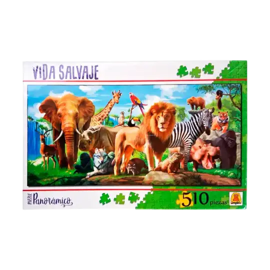 PUZZLE VIDA SALVAJE 510 PZAS IMPLAS