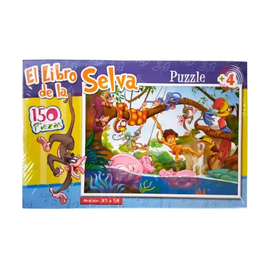 LIBRO DE LA SELVA 150PZAS IMPLAS