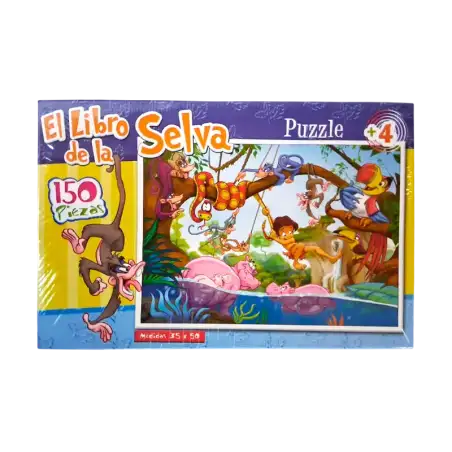 LIBRO DE LA SELVA 150PZAS IMPLAS