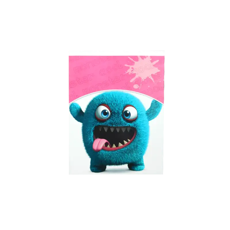 CUADERNO MARATON 48HJS CUADRICULADAS COOL MONSTER