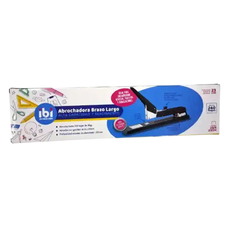 ABROCHADORA DE MESA BRAZO LARGO 200HJS IBICRAFT