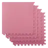PISO GOMA EVA 60CMX60CM 1CM CON BORDES FUCSIA