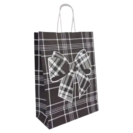 BOLSA LAZO ESCOCES 22X30