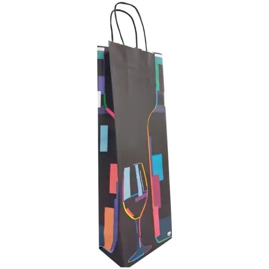 BOLSA COLOR VINO 14X40