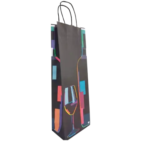 BOLSA COLOR VINO 14X40