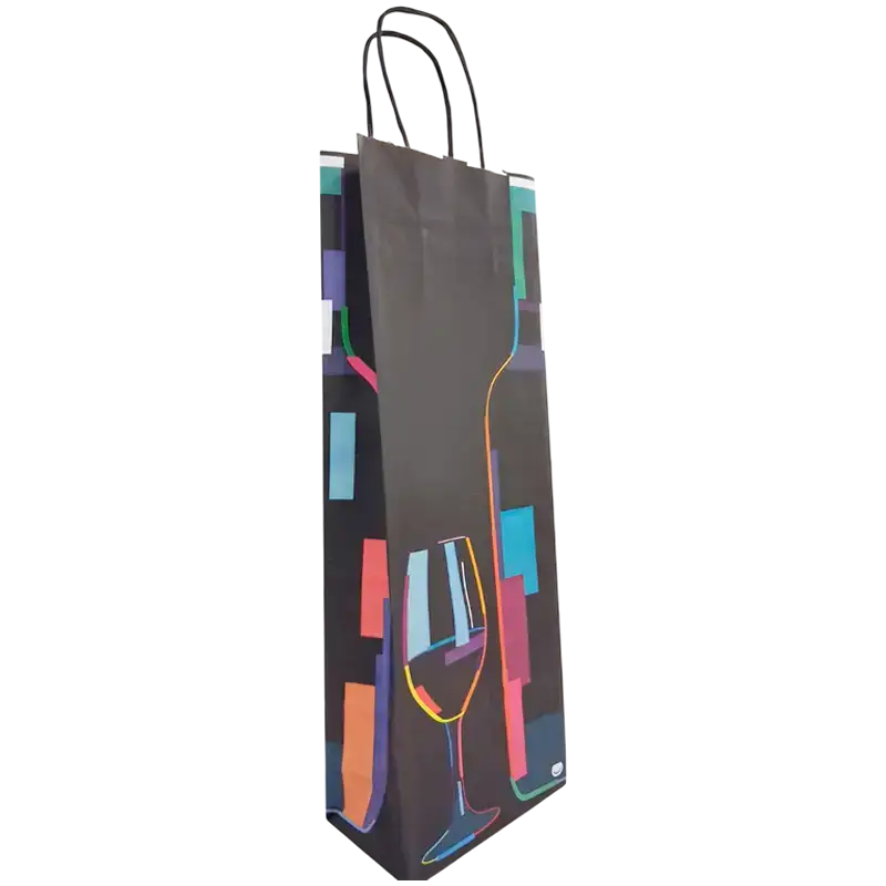 BOLSA COLOR VINO 14X40
