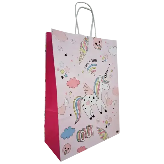 BOLSA UNICORN 22X30CM