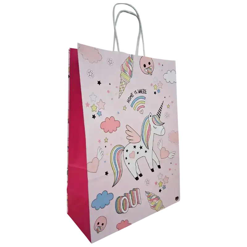 BOLSA UNICORN 22X30CM