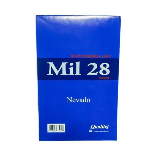 BLOCK BORRADOR MIL28 ESQUELA 80 HJS LISO