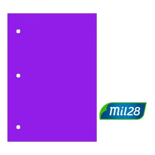 SEPARADOR DE CARTULINA OFICIO VIOLETA MIL28