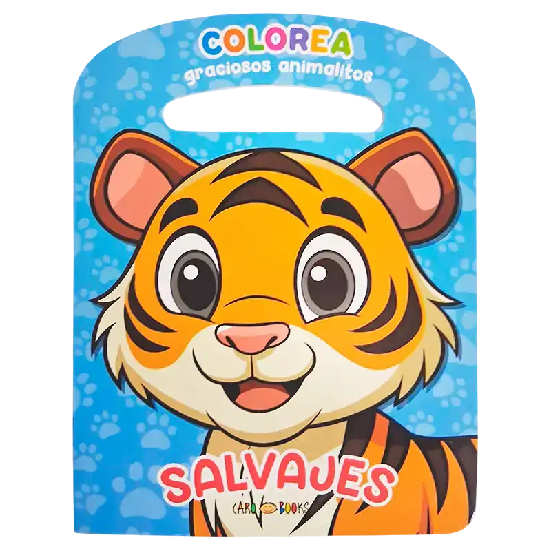 COLOREA GRACIOSOS ANIMALITOS SALVAJES