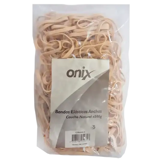 BANDA NATURAL ANCHA 500GR ONIX