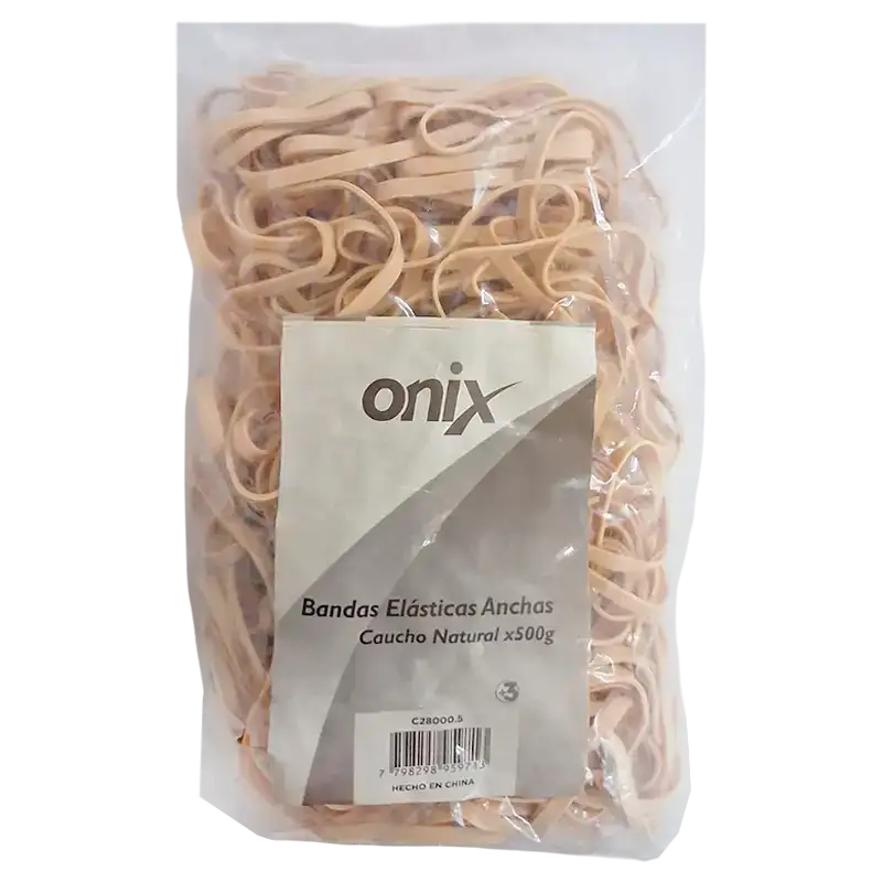 BANDA NATURAL ANCHA 500GR ONIX