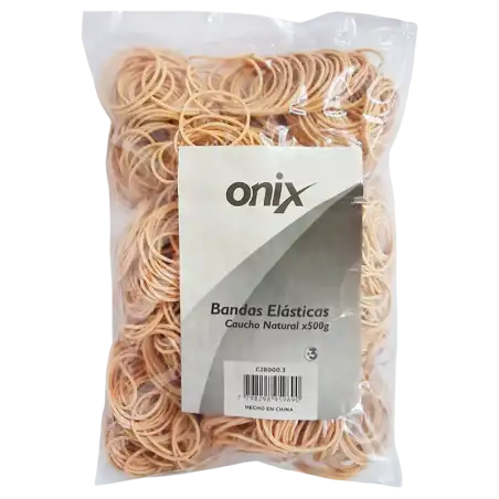 BANDA ELASTICA NATURAL X500GR ONIX