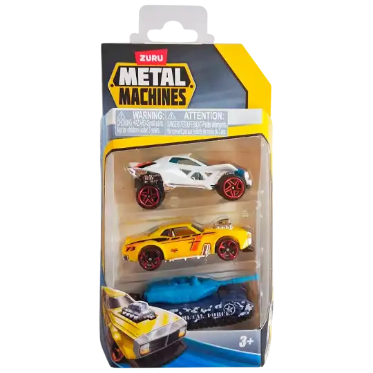 METAL MACHINES DIE CAST X3