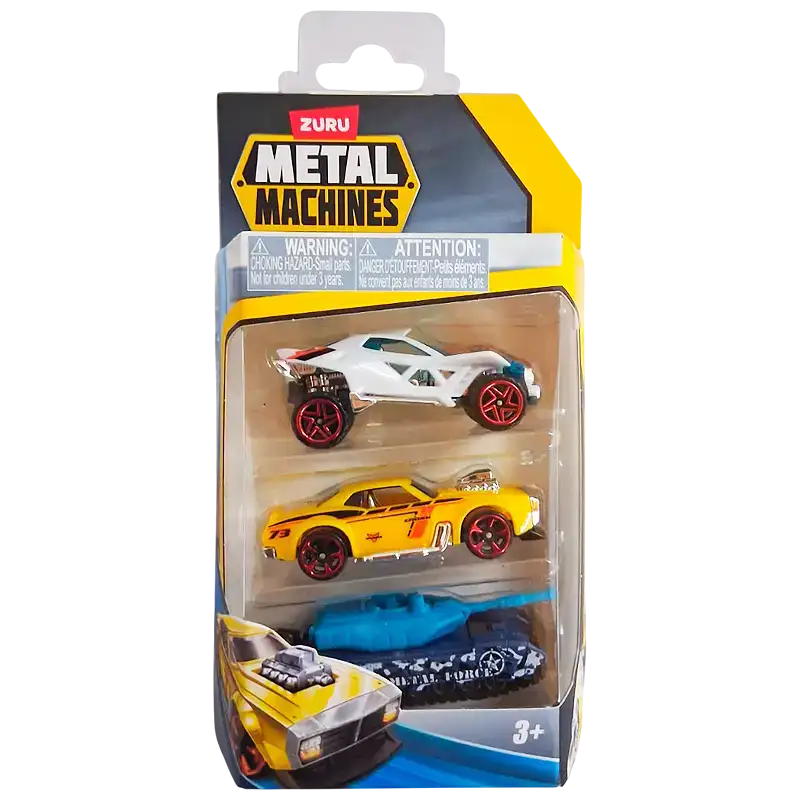 METAL MACHINES DIE CAST X3