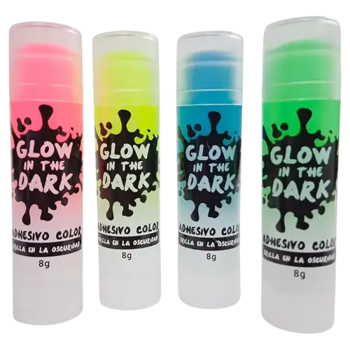 ADHESIVO EN BARRA 8GRS GLOW IN THE DARK SIFAP