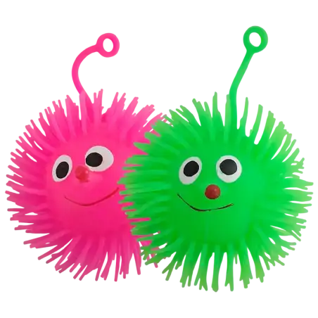 PELOTA CARITA SQUISHY CON LUZ
