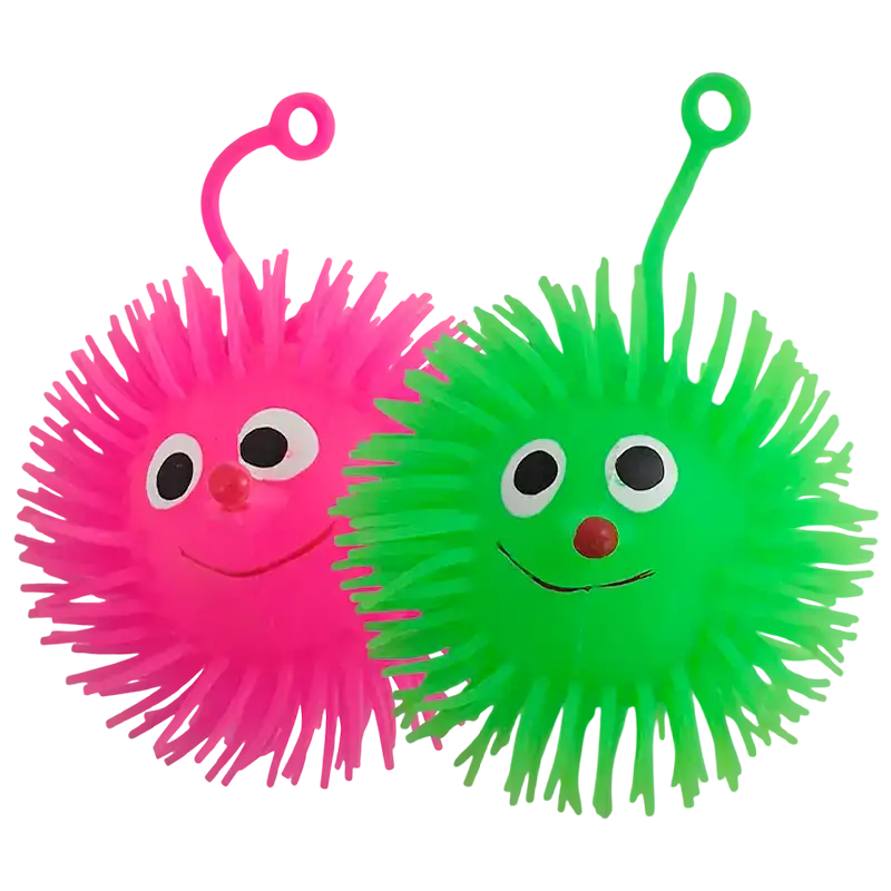 PELOTA CARITA SQUISHY CON LUZ
