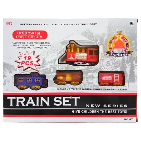 TREN EXPRESS 19PCS EN CAJA