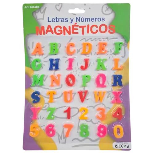 ABECEDARIO + NUMERO MAGNETICO