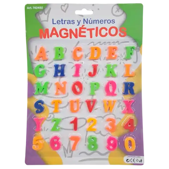 ABECEDARIO + NUMERO MAGNETICO