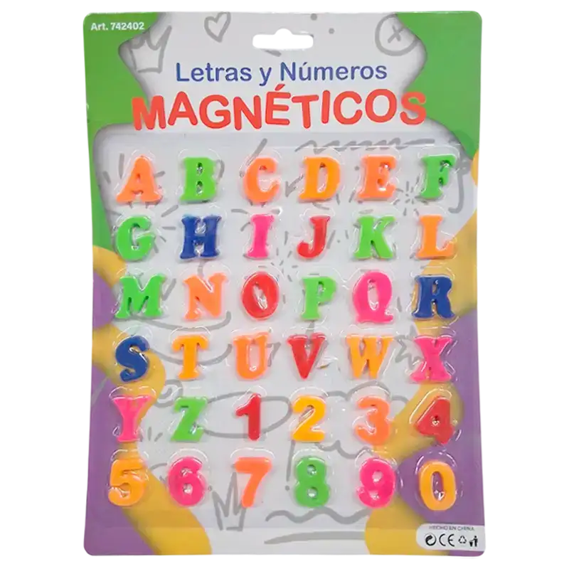 ABECEDARIO + NUMERO MAGNETICO